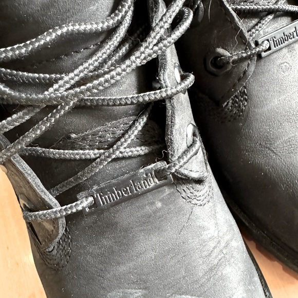 Timberland Black Waterproof 6” Boots US 5.5 - Picture 5 of 7